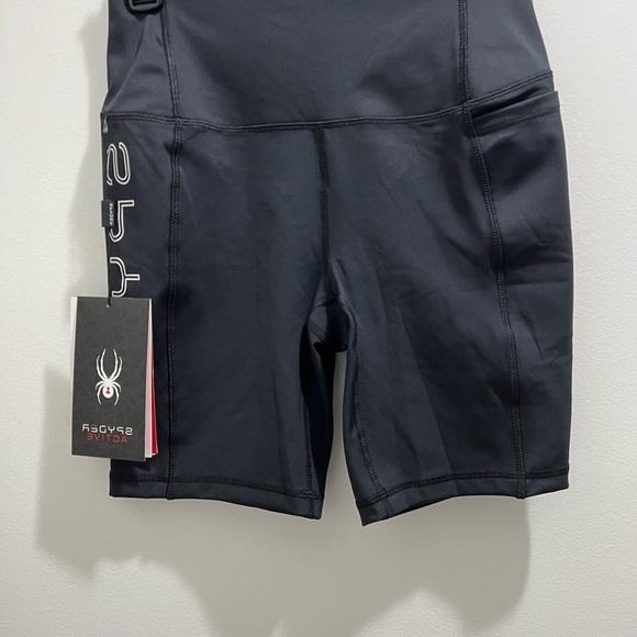 Spyder Black Active Shorts - Picture 1 of 5